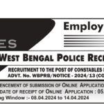 RECRUITMENT TO THE POST OF CONSTABLE