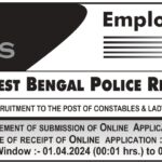 RECRUITMENT To The Posts Of Constables & Lady Constables In Kolkata Police -2024